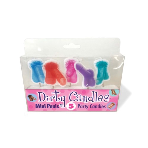 Juego de Velas Mini Pene para Fiestas