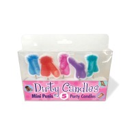 Juego de Velas Mini Pene para Fiestas