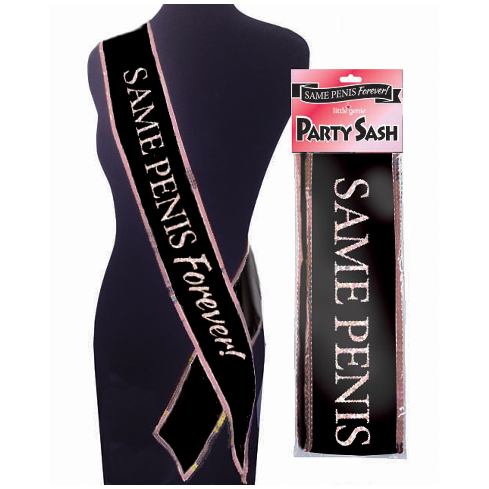 Same Penis Sash - Hilarious Adult Party Game