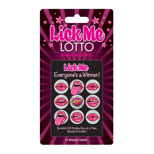 Lick Me Lotto Oral Activity Cards