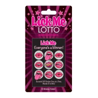 Lick Me Lotto Oral Activity Cards