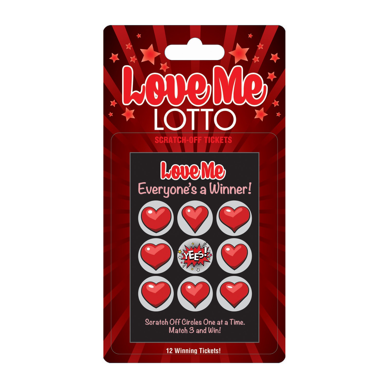 Love Me Lotto Scratch-off Tickets