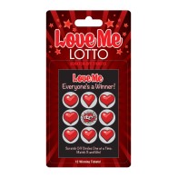 Love Me Lotto Scratch-off Tickets