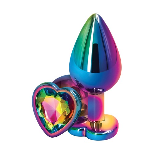 Rear Assets Multicolor Heart Anal Toy - Fun and Playful