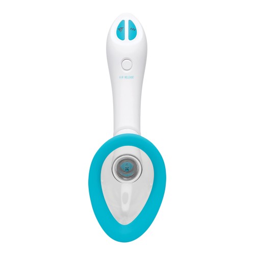 Bloom Intimate Body Automatic Vibrating Pump - Sky Blue/White