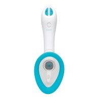 Bloom Intimate Body Automatic Vibrating Pump - Sky Blue/White