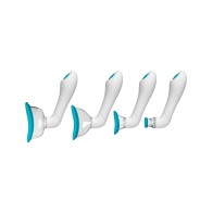 Bomba Automática Vibradora Recargable Bloom Intimate - Azul Cielo/Blanco