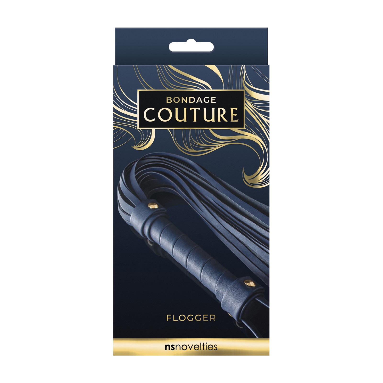 Flogger Bondage Couture - Azul