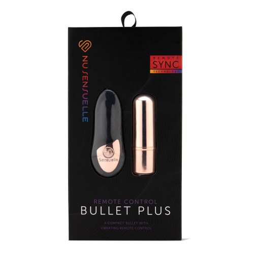 Bullet Inalámbrico Nu Sensuelle Plus Oro Rosa