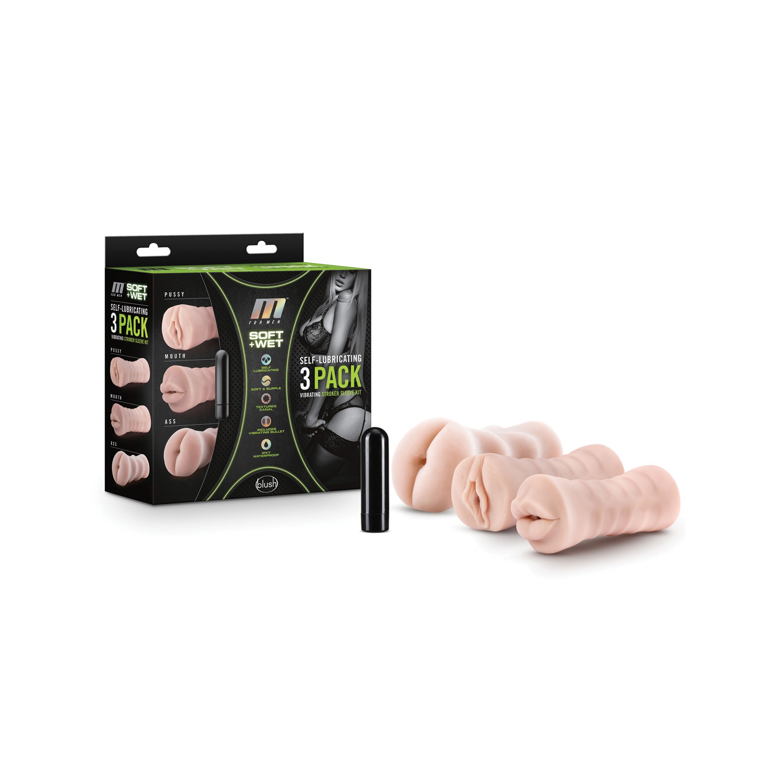 Blush M for Men Kit de Stroker Autolubricante