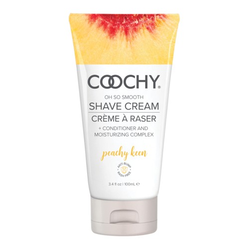 Crema de Afeitar COOCHY Sin Irritación - Peachy Keen para una Experiencia Suave