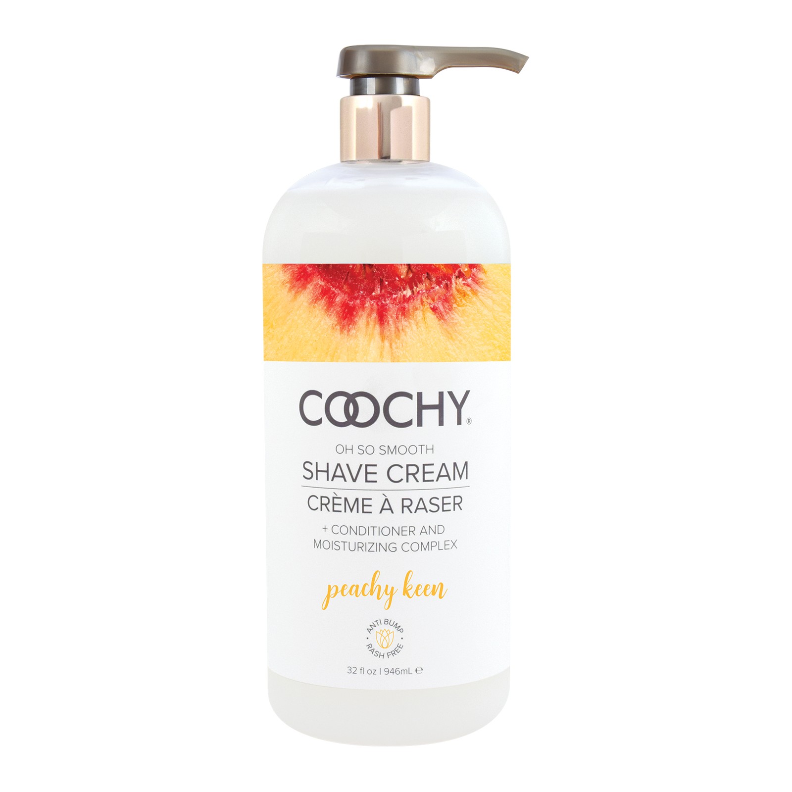 COOCHY Shave Cream - 32 oz Peachy Keen