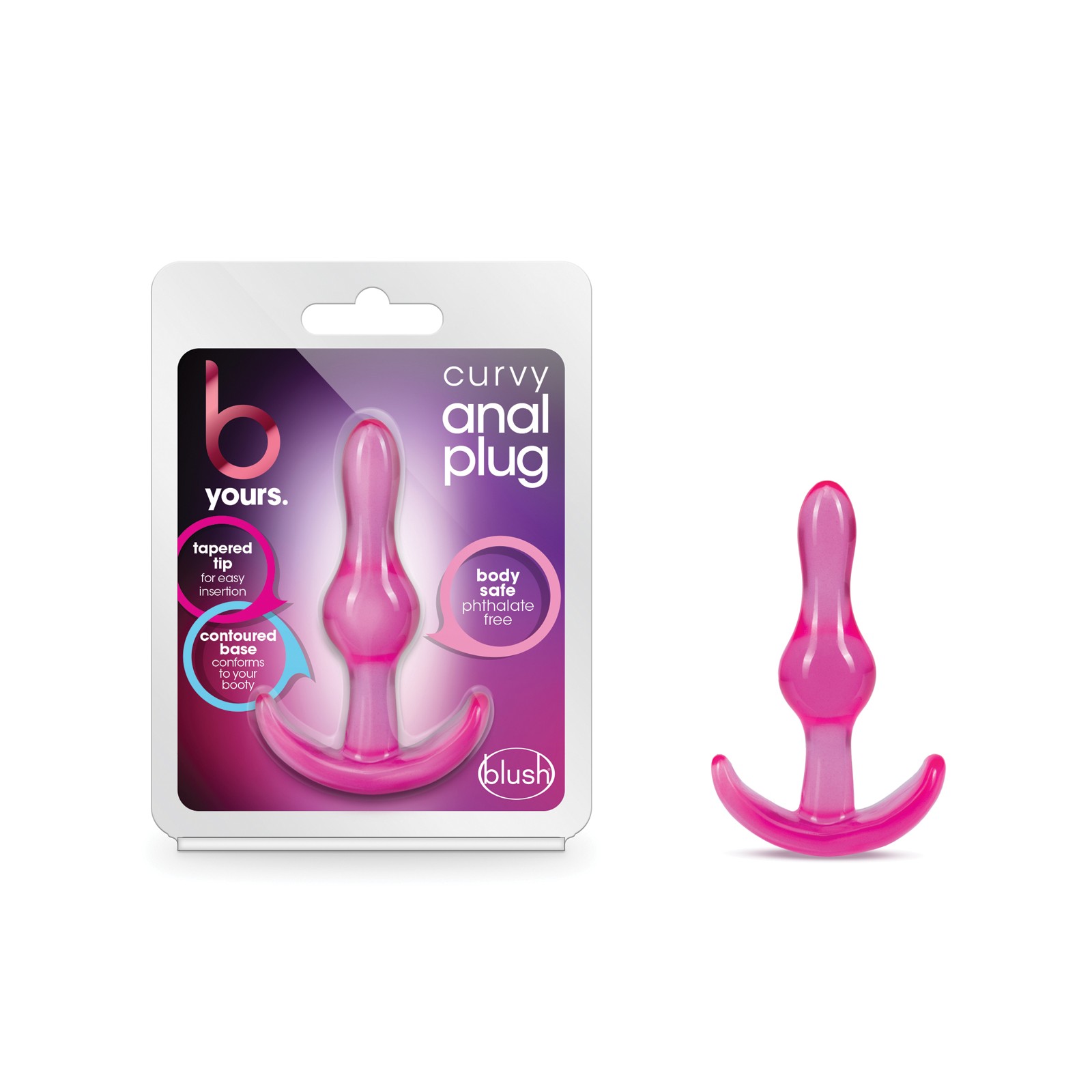 Plug Anal Curvy B Yours - Rosa