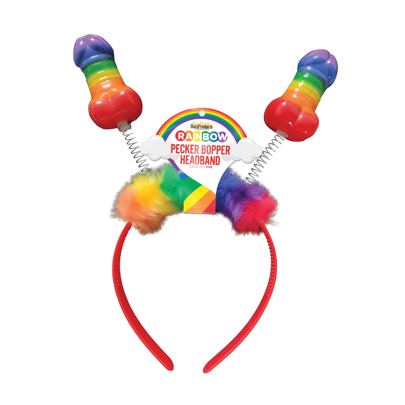 Rainbow Pecker Bopper Fun Headband