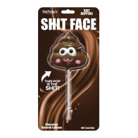 Shit Face Chocolate Poop Lollipop