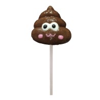 Shit Face Chocolate Poop Lollipop