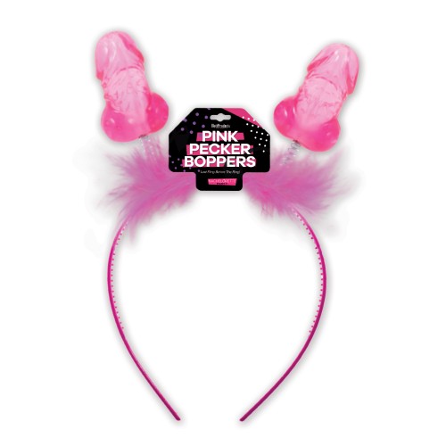 Pink Pecker Bopper Headband for Parties