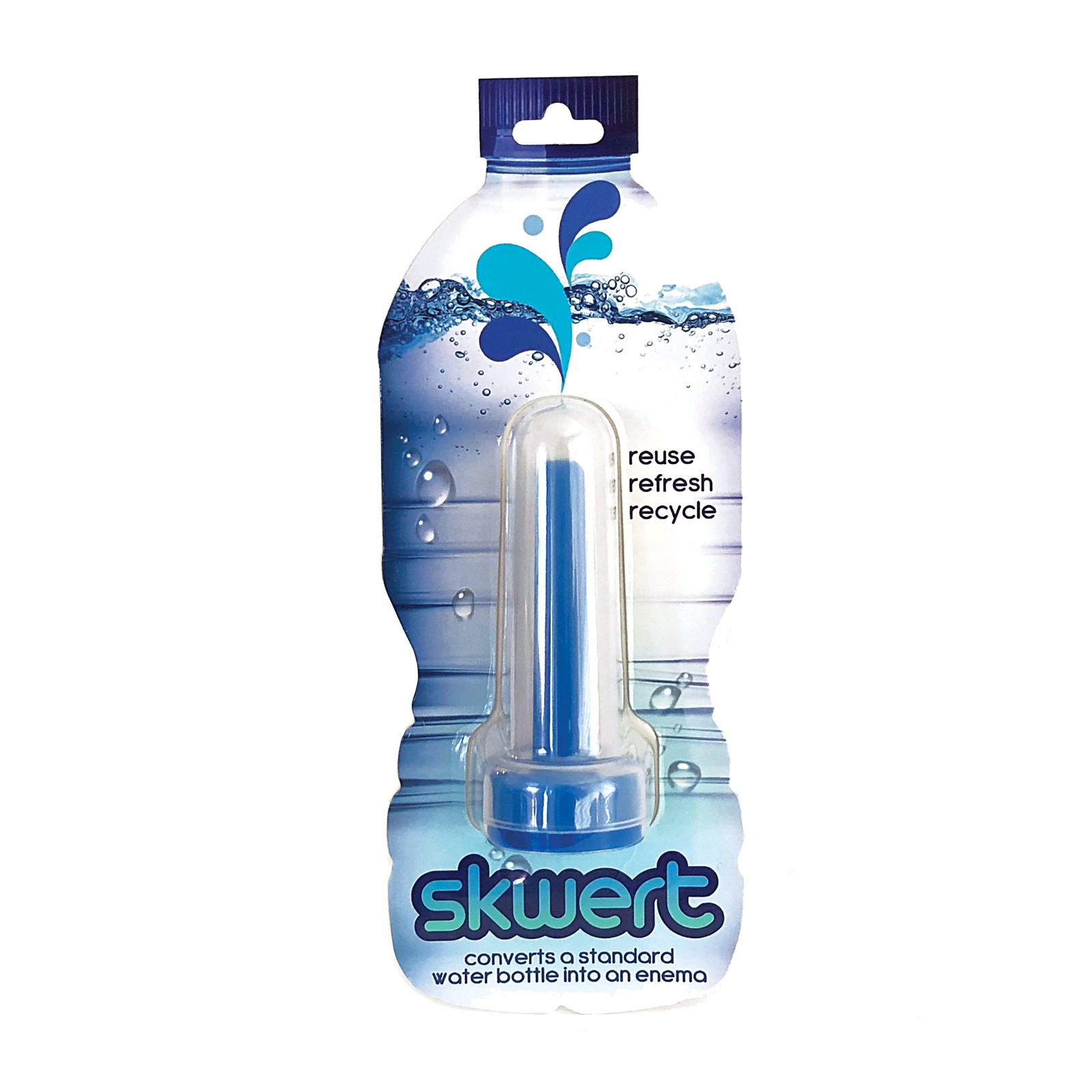 Skwert Water Bottle Enema Blue