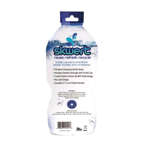 Skwert Water Bottle Enema Blue