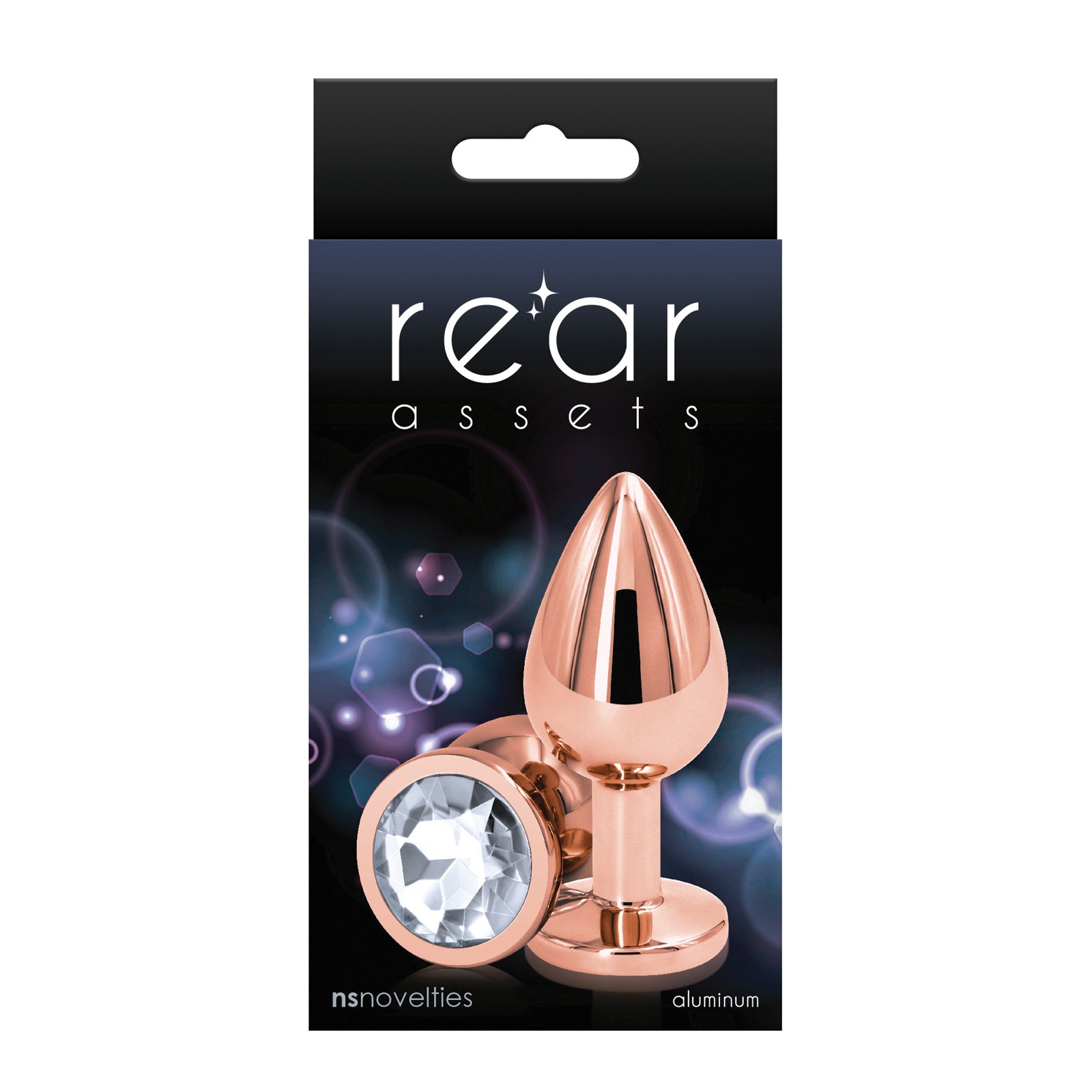 Rear Assets Rose Gold Medium Anal Toy