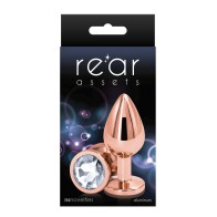 Rear Assets Rose Gold Medium Anal Toy