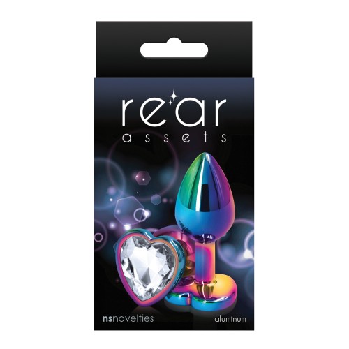 Rear Assets Multicolor Heart Small - Clear