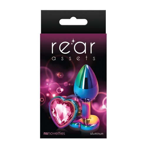 Rear Assets Multicolor Heart Anal Toy Pink