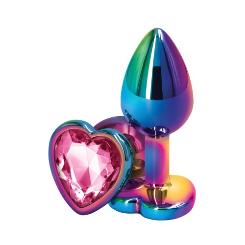 Rear Assets Multicolor Heart Anal Toy Pink