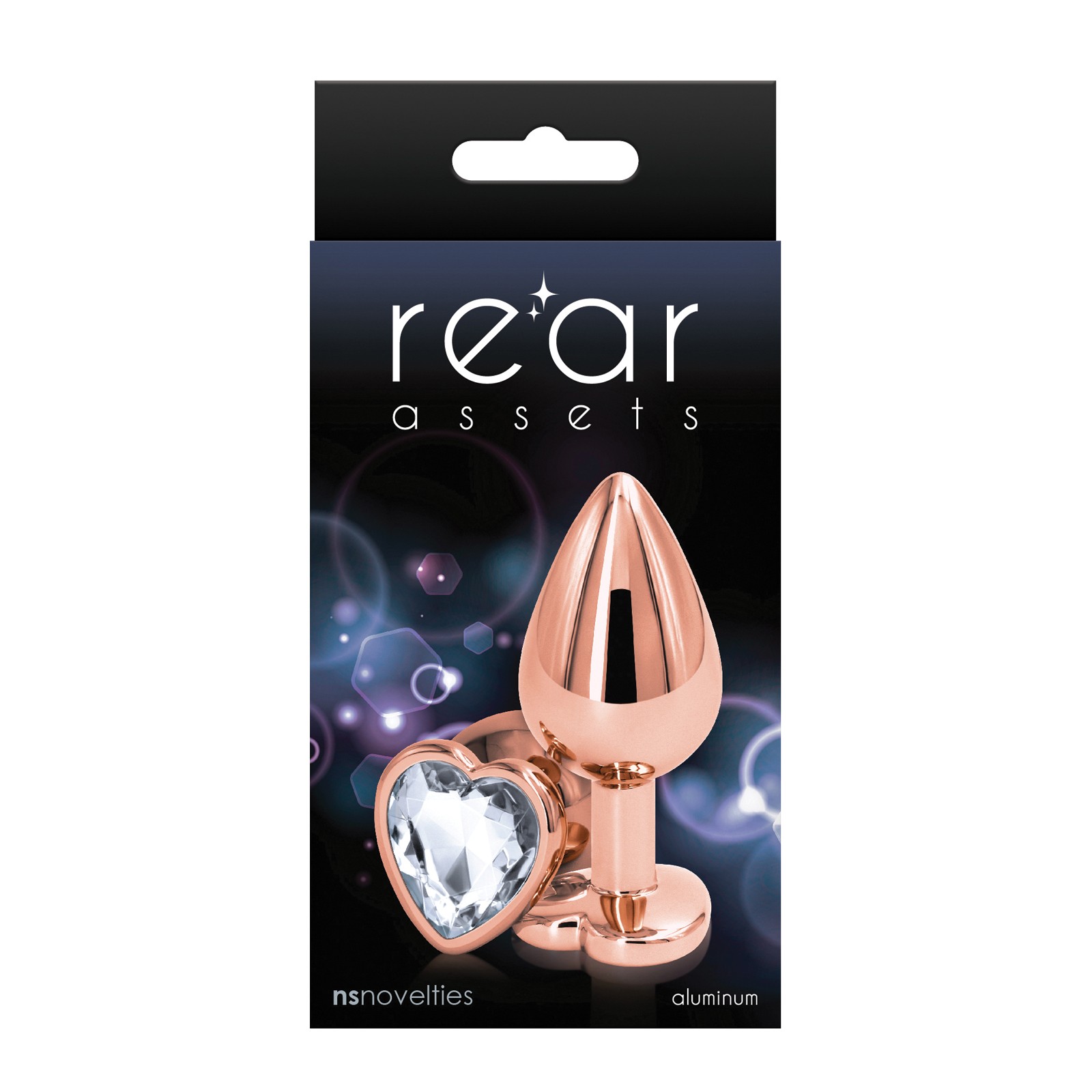 Plug Anal Corazón Rose Gold Medium