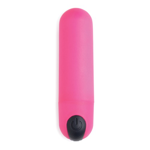 Bang! Vibrating Bullet with Remote Control - Pink