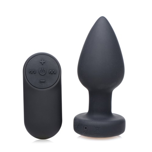 Small LED Vibrating Booty Plug for Fun Nights