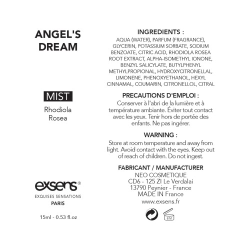 EXSENS Angel's Dream Endorphins Booster 15ml Aroma