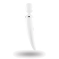 Satisfyer Wand-er Woman - Blanco/Cromo