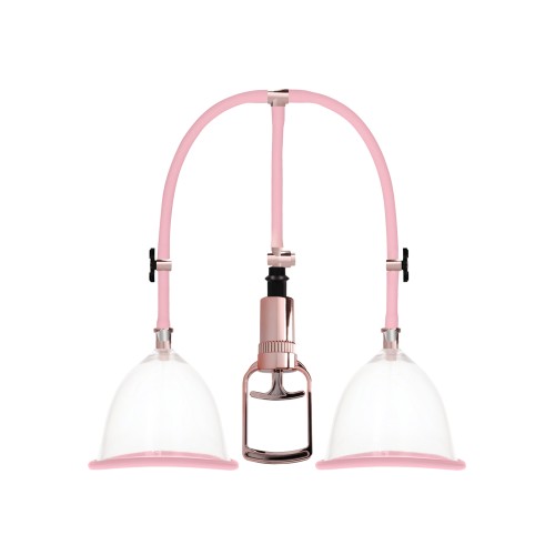 Shots Pumped Breast Pump Set - Rose Gold