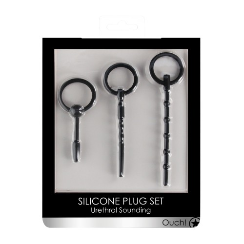 Shots Ouch Urethral Sounding Plug Set - Explore New Sensations