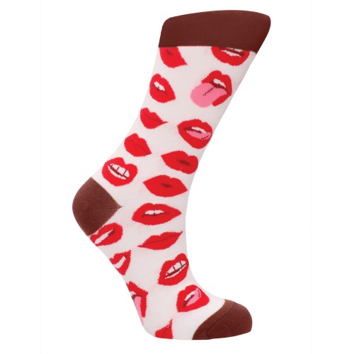 Shots Sexy Socks Lip Love - Female