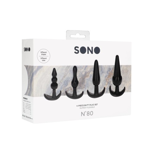 Shots Sono No. 8 Anal Plug Set - Variety of Sizes