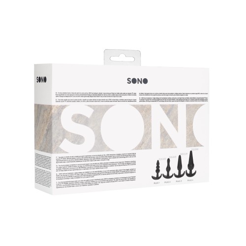 Shots Sono No. 8 Anal Plug Set - Variety of Sizes