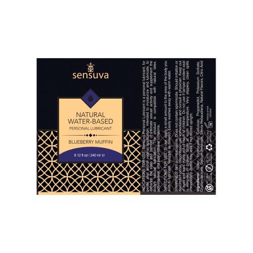 Sensuva Hidratante Natural a Base de Agua Muffin de Arándano 8.12 oz