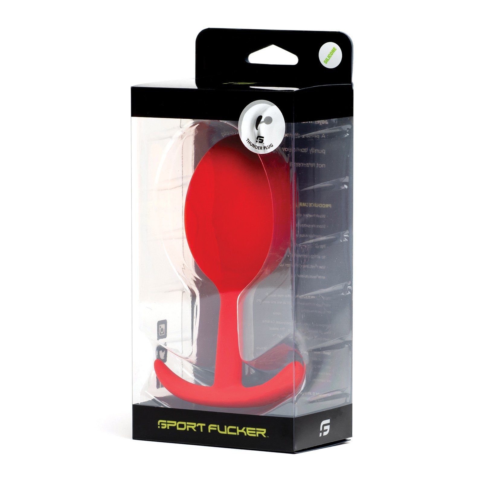 Sport Fucker Thunder Plug Large Red Prostate Massager