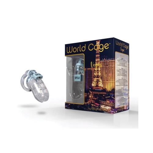 Kit de Castidad Masculina World Cage Vegas - Tamaño Medio