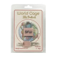 World Cage SFW Padlock for Male Chastity Devices