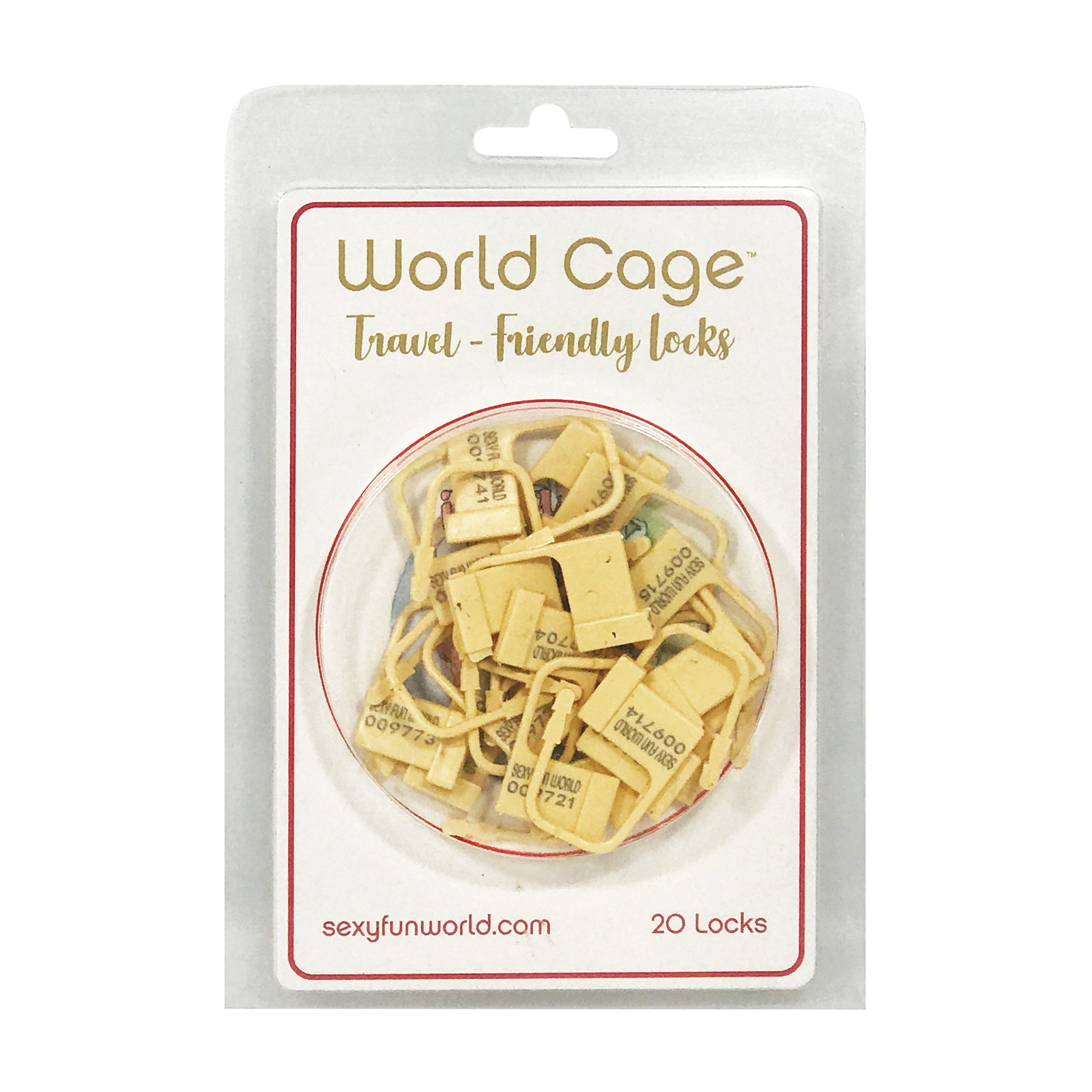 World Cage Travel Friendly Locks 20 Pack