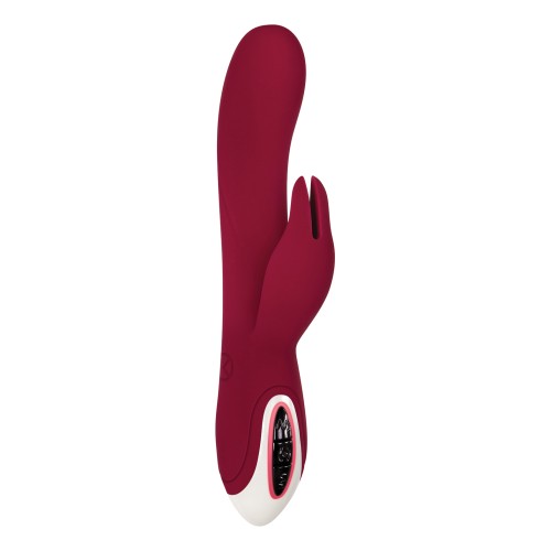 Evolved Inflatable Bunny Dual Stim Rechargeable - Burgundy