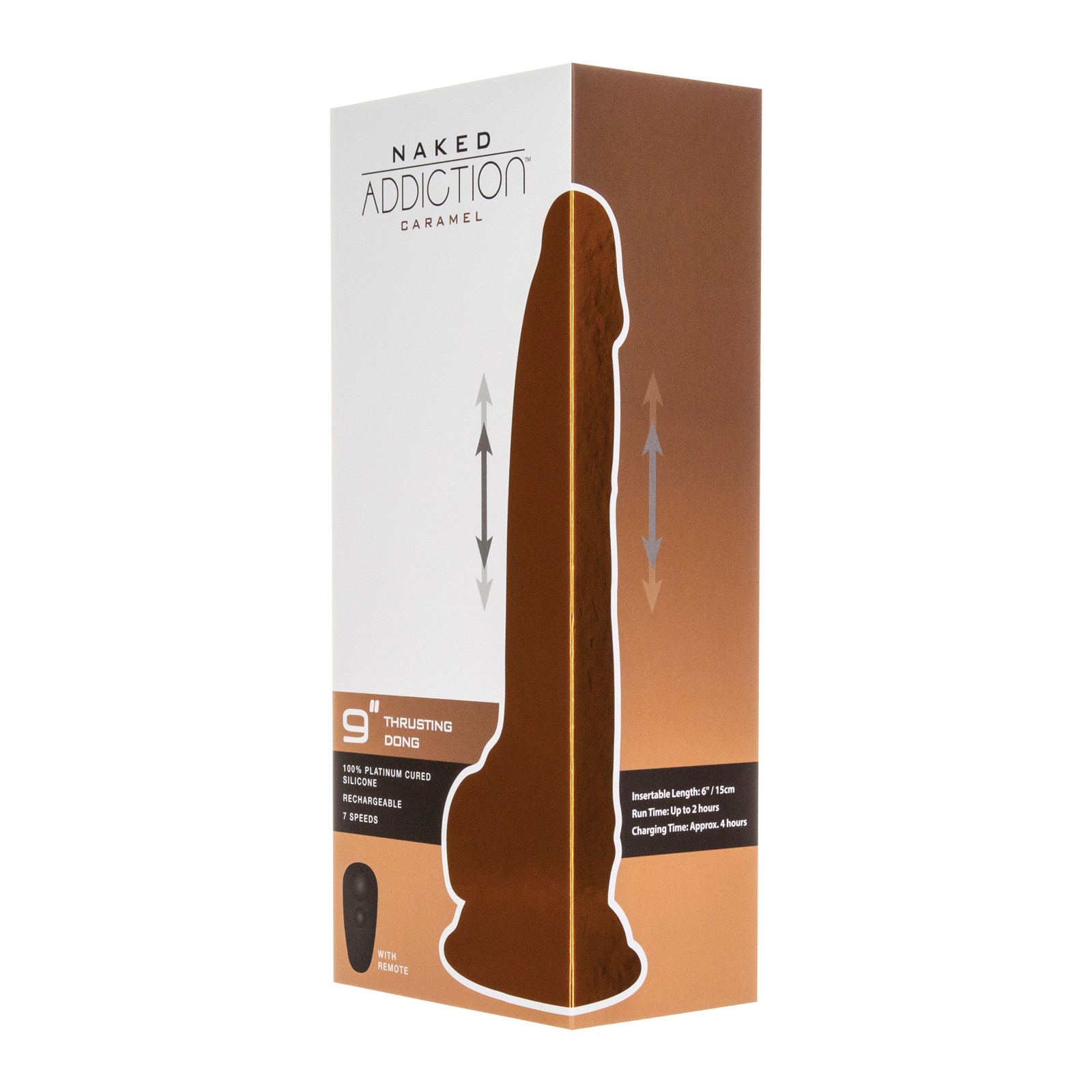 Naked Addiction 9" Thrusting Dong with Remote Control