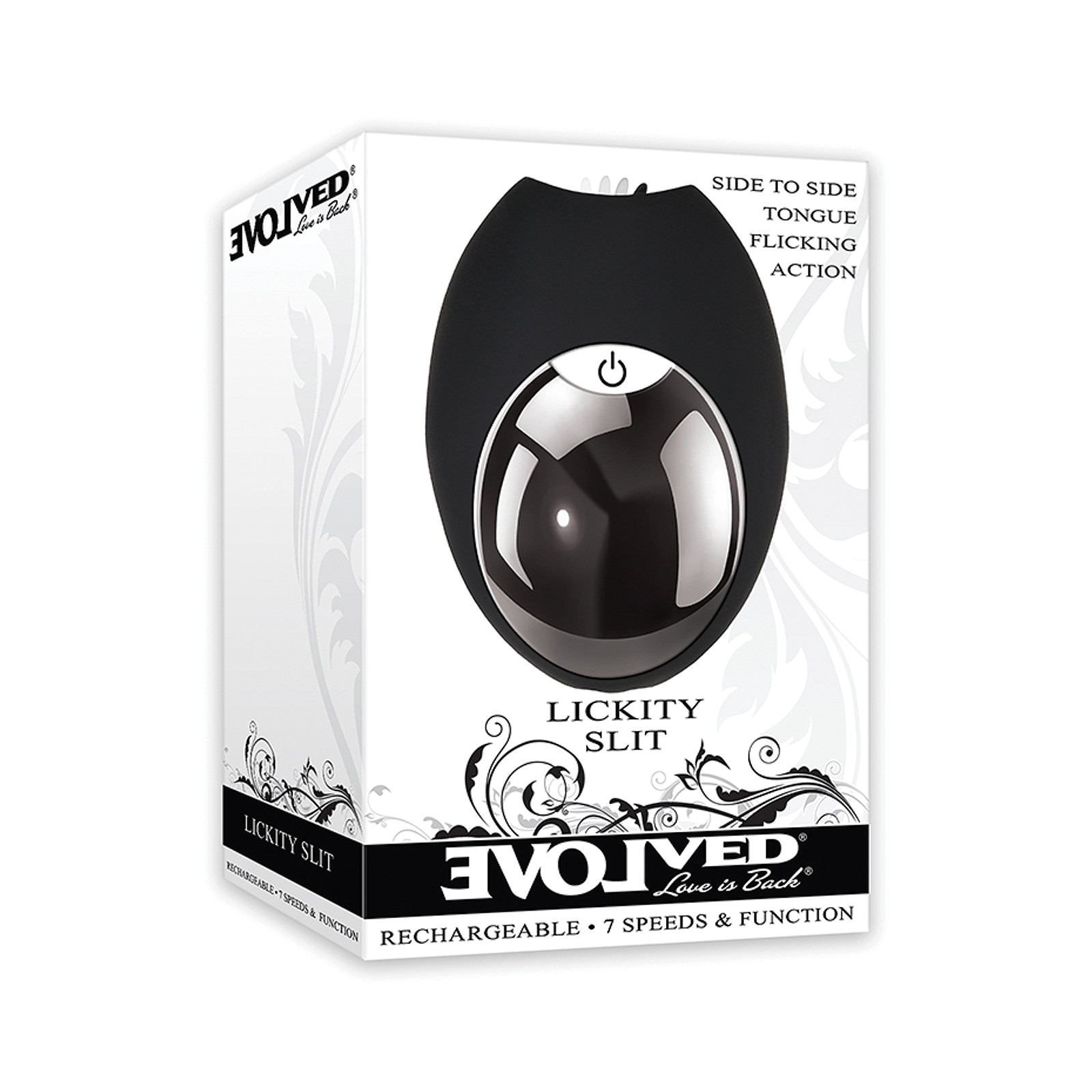 Evolved Lickity Slit Oral Massager Black