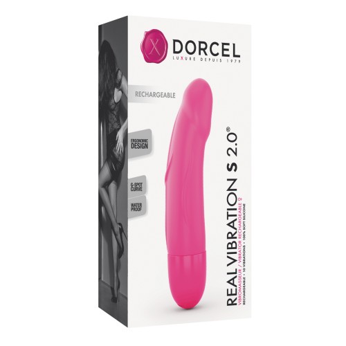 Vibrador Recargable Dorcel Real Vibration S - Rosa para el Placer