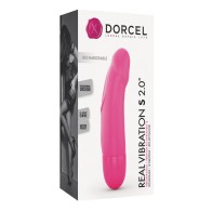 Dorcel Real Vibration S Rechargeable Vibrator - Pink for Pleasure