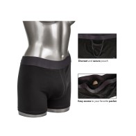 Packer Gear Boxer Brief with Packing Pouch for Comfort