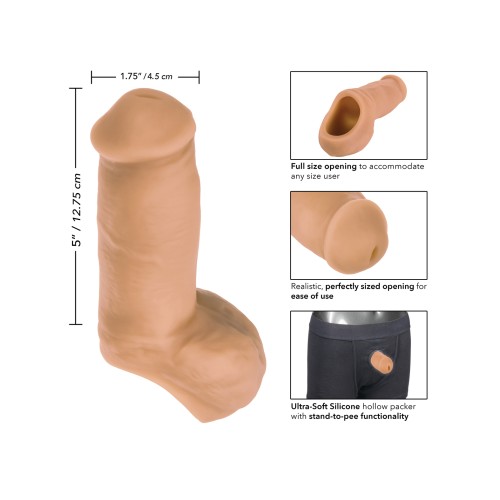 5-inch Ultra Soft Silicone STP Tan